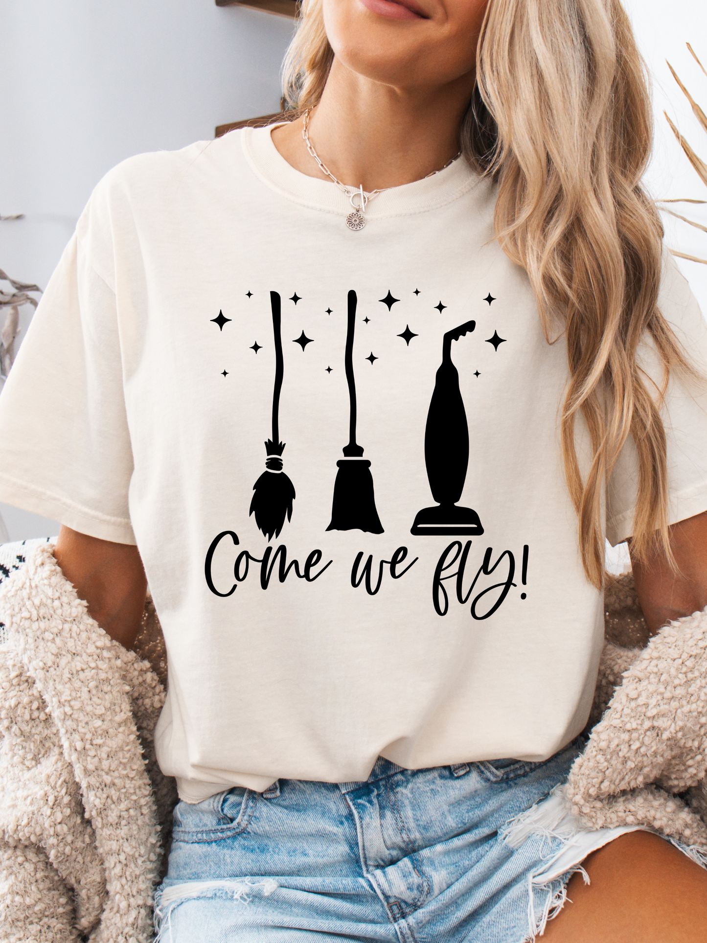 “Come, We Fly” Women’s Top – Hocus Pocus Halloween Hoodie, Sweatshirt, or Tee