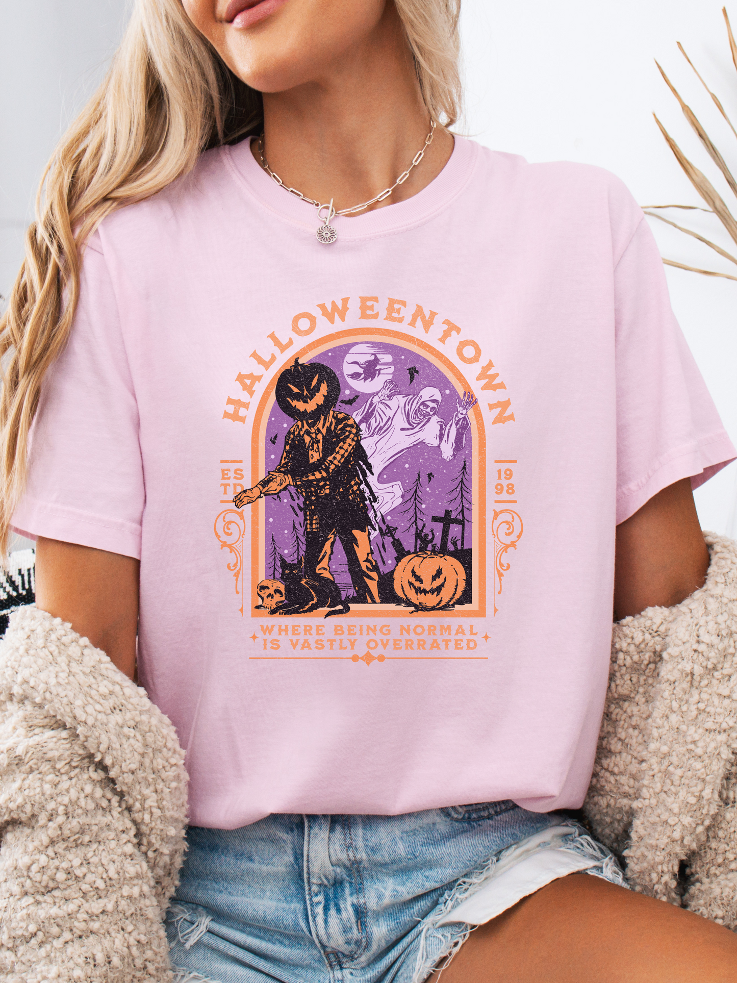 Halloween Town Vintage Graphic