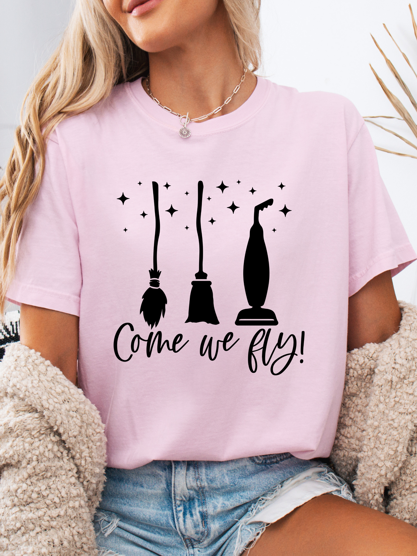 “Come, We Fly” Women’s Top – Hocus Pocus Halloween Hoodie, Sweatshirt, or Tee