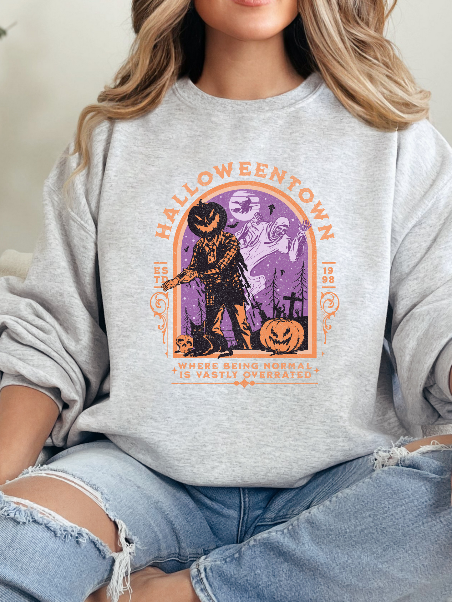 Halloween Town Vintage Graphic