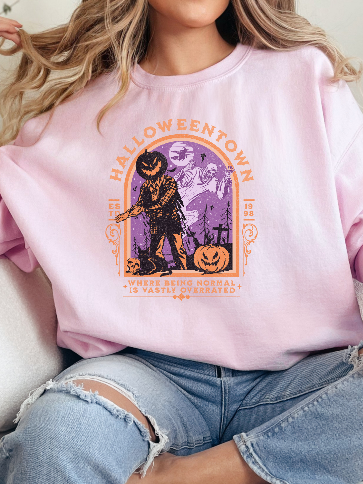 Halloween Town Vintage Graphic