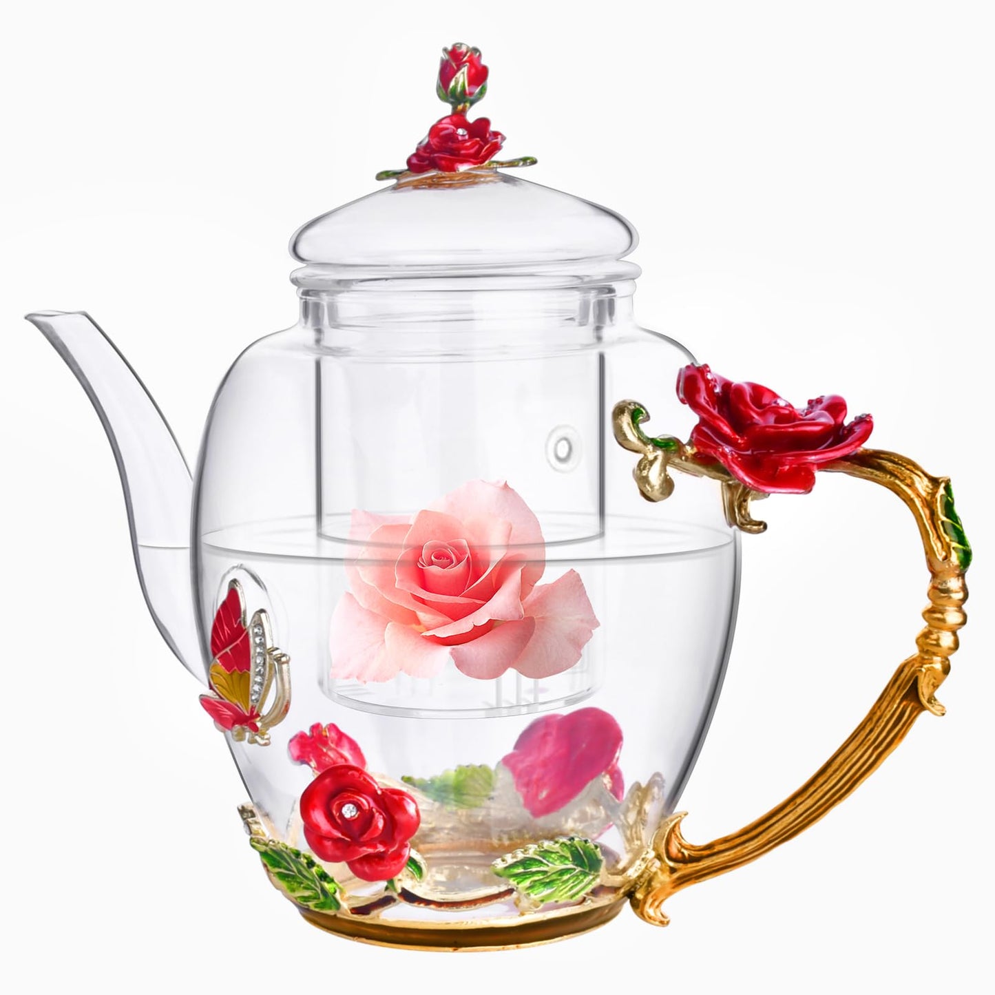 OEAGO Gifts for Mom Women Stocking Stuffers for Women Christmas Glass Coffee Enamels Mug Valentines Gifts for Her Girlfriend Wife Best Birthday Valentine's Mothers Day from Daughter Son Tea Cup