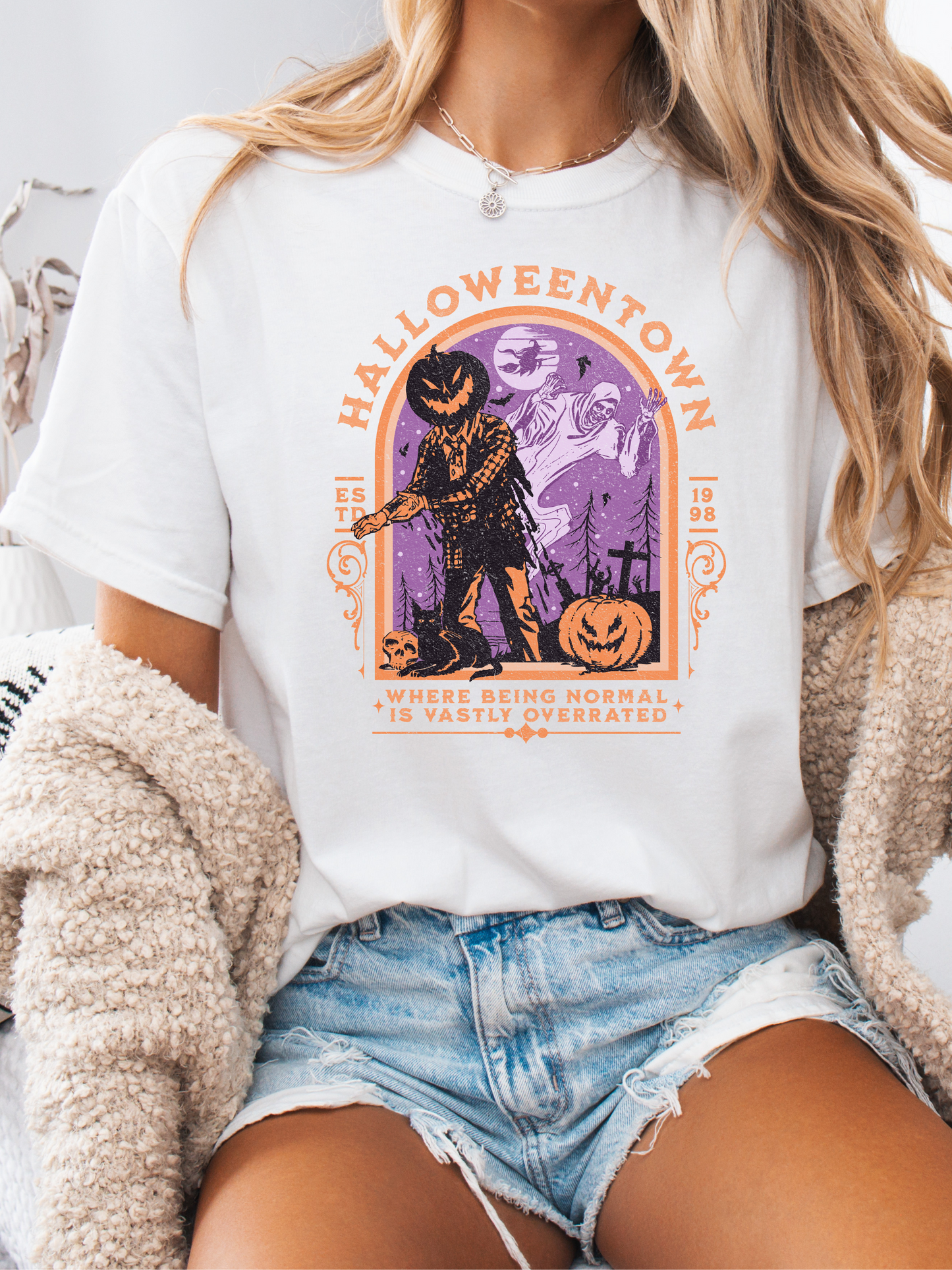 Halloween Town Vintage Graphic