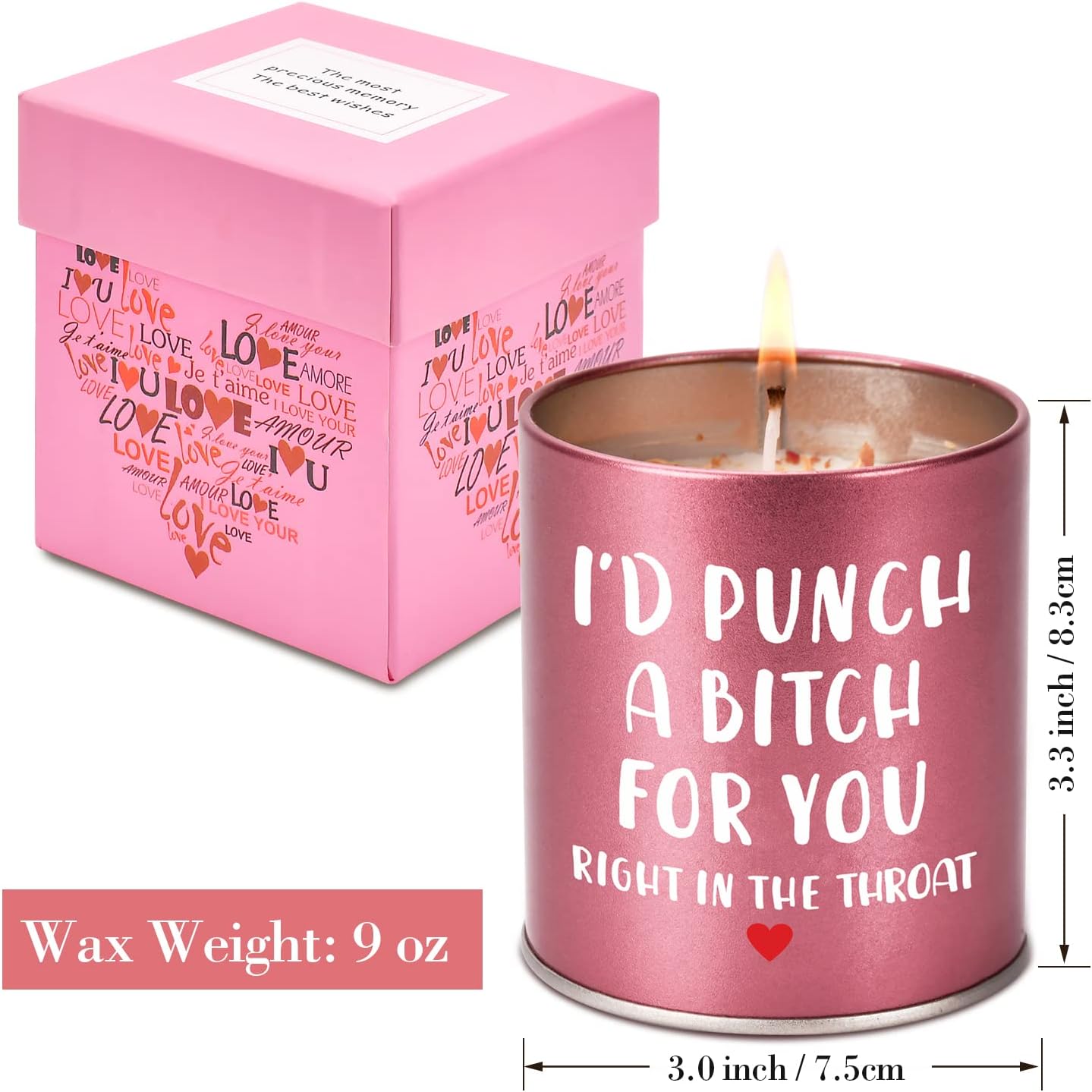 Birthday Gifts for Women,Valentines Galentines Day Gifts for Her Girlfriend,Mothers Day Gifts,Sister Gifts for Sisters,Friendship Gifts,Christmas Stocking Stuffers,Scented Candle Funny Gifts ldeas