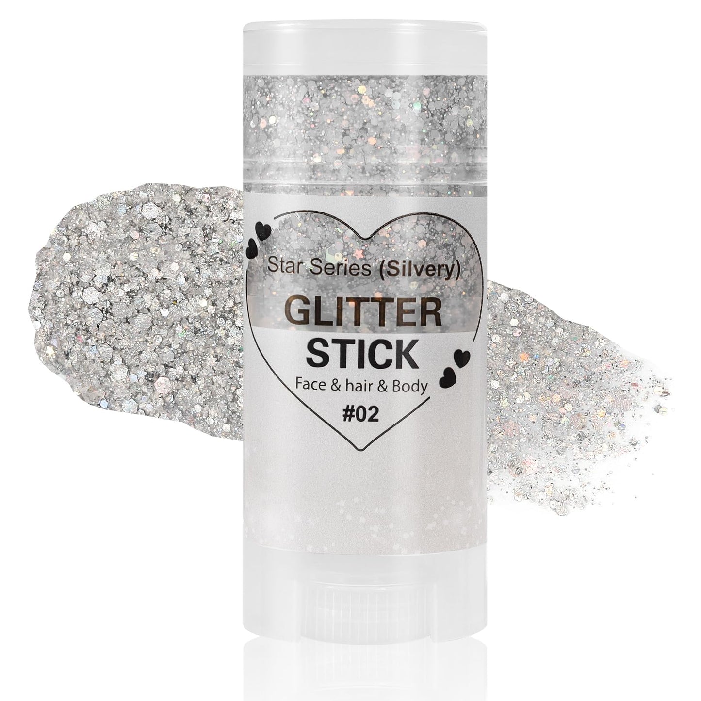 Mysense Patriotic Red White and Blue Body Glitter Stick,4th of July Accessories,Sparkling Face Hair Glitter for Fourth of July Outfit Women Kids,American Pride USA Flag Makeup for Independence Day