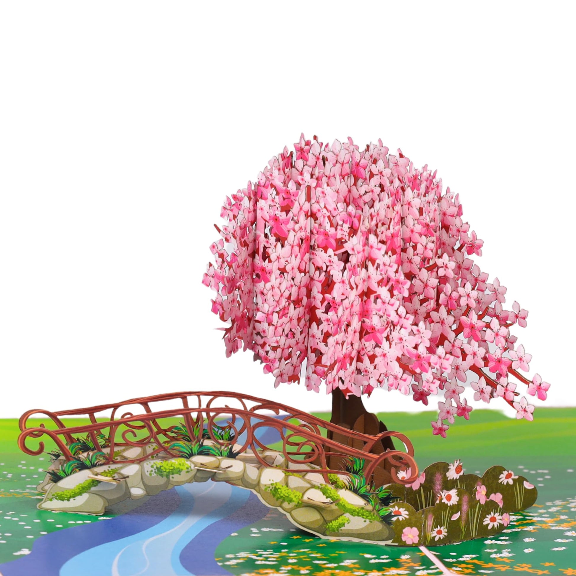 Pop Up Anniversary Card, 3D Love Tree Hearts Couple Wedding Card for Her, Wife, Husband, Him, Couple; Ideal Gift for Wedding, Romantic Birthday, Anniversary, Valentines, Mothers Day, 6x8 inch