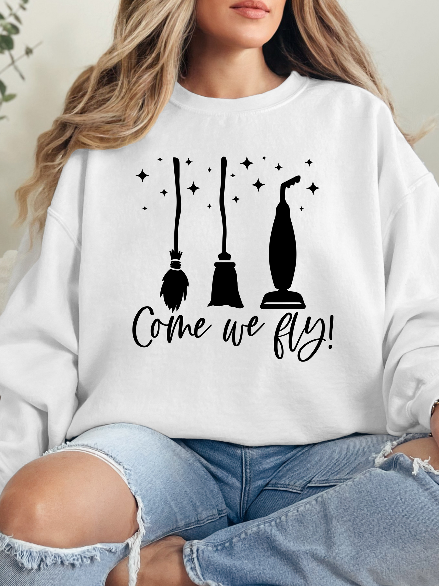 “Come, We Fly” Women’s Top – Hocus Pocus Halloween Hoodie, Sweatshirt, or Tee