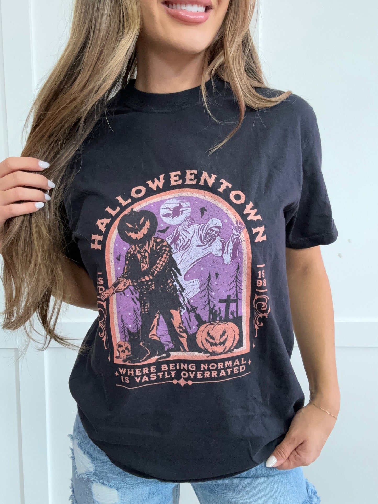 Halloween Town Vintage Graphic