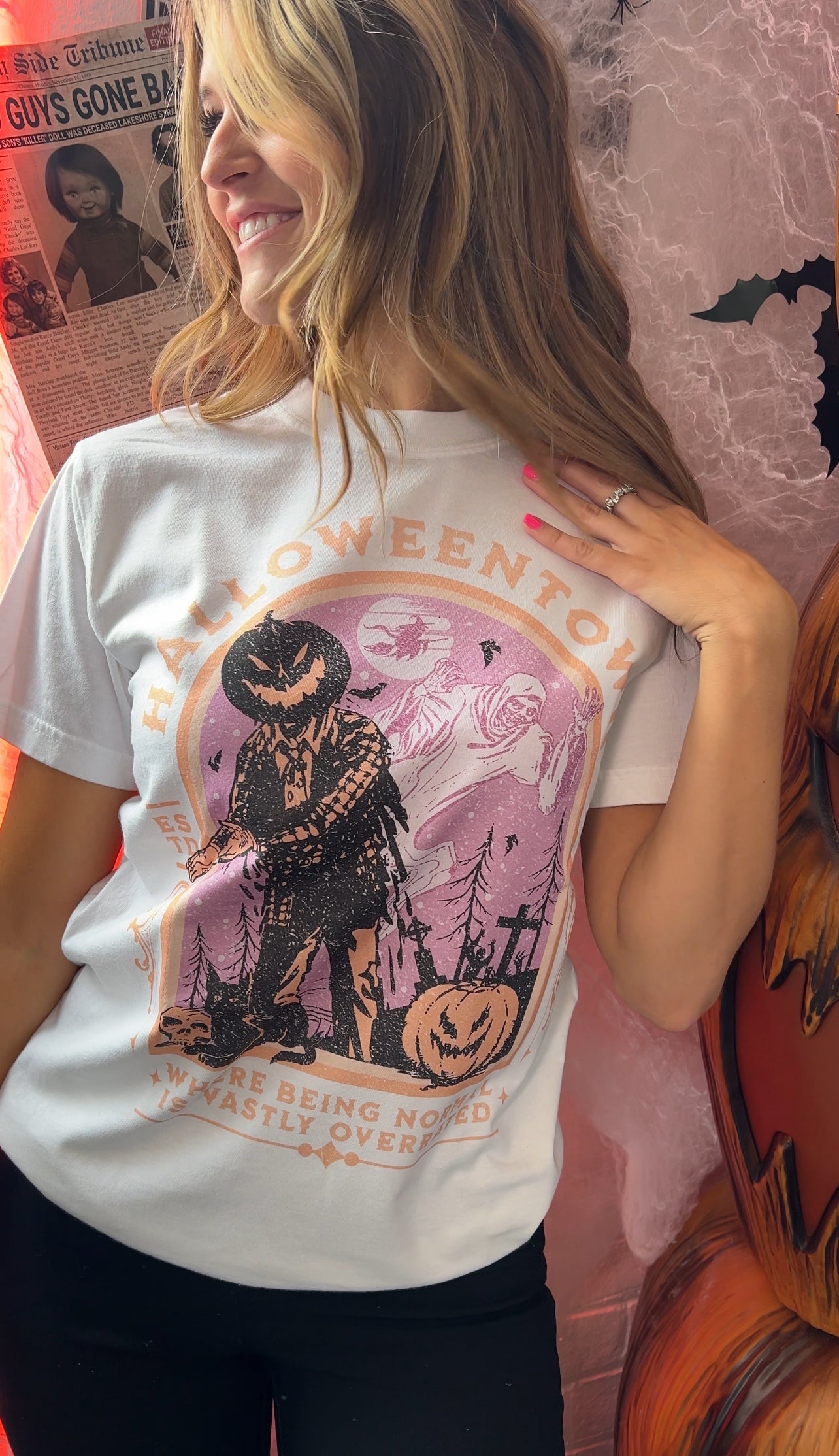 Halloween Town Vintage Graphic