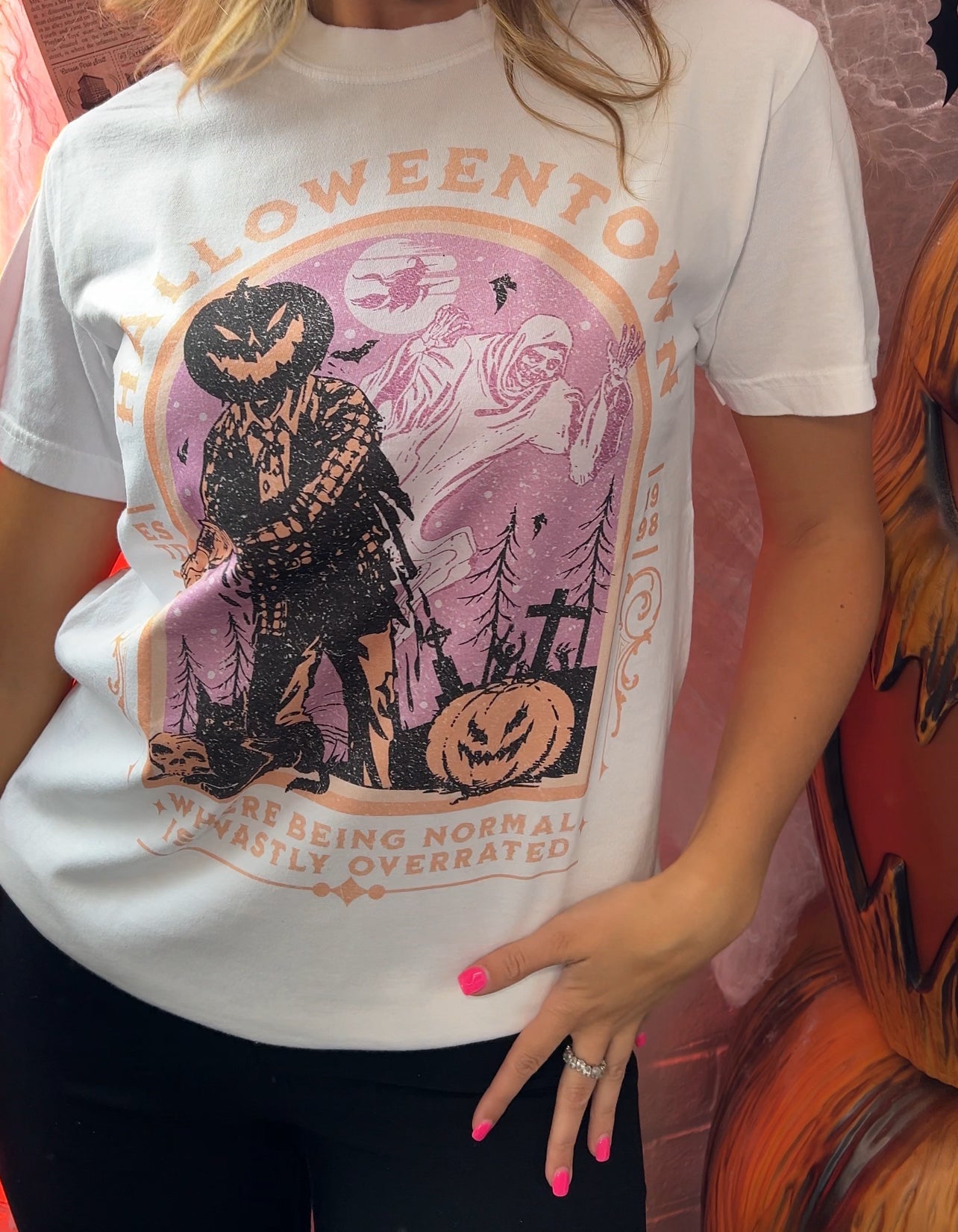 Halloween Town Vintage Graphic