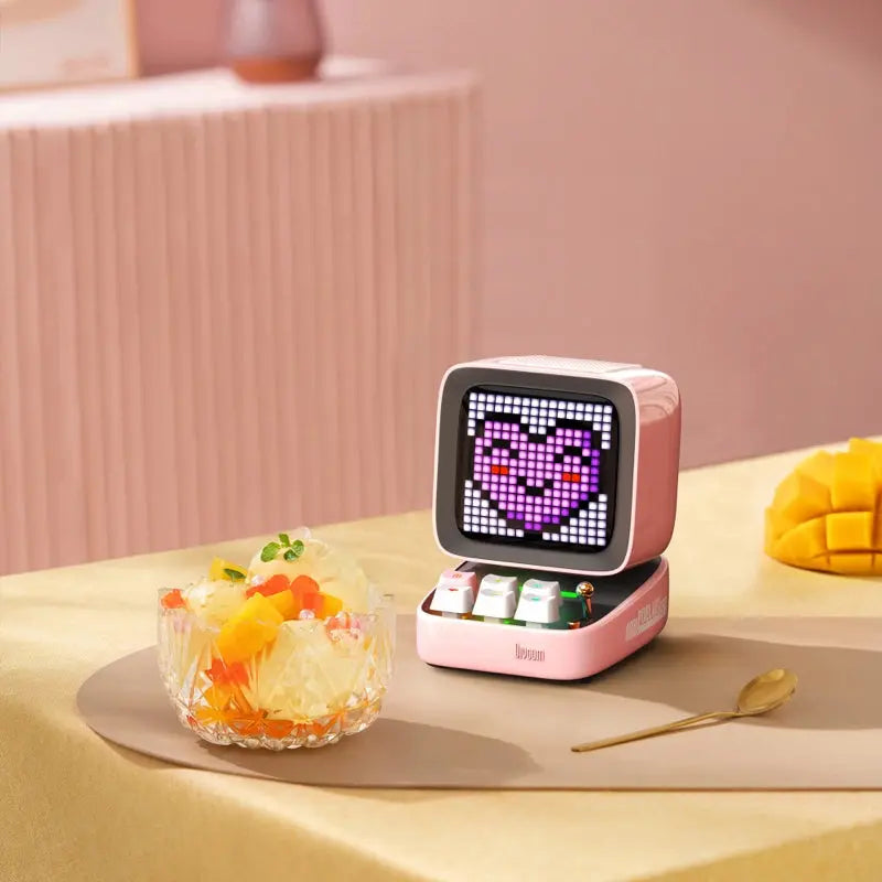 Retro Pixel Art Wireless Bluetooth Speaker by Divoom™ – Portable Smart LED Speaker