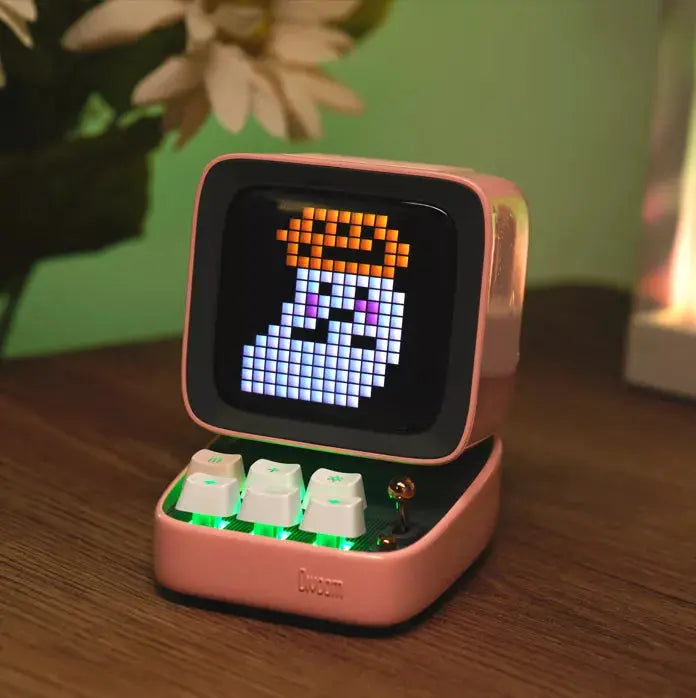 Retro Pixel Art Wireless Bluetooth Speaker by Divoom™ – Portable Smart LED Speaker