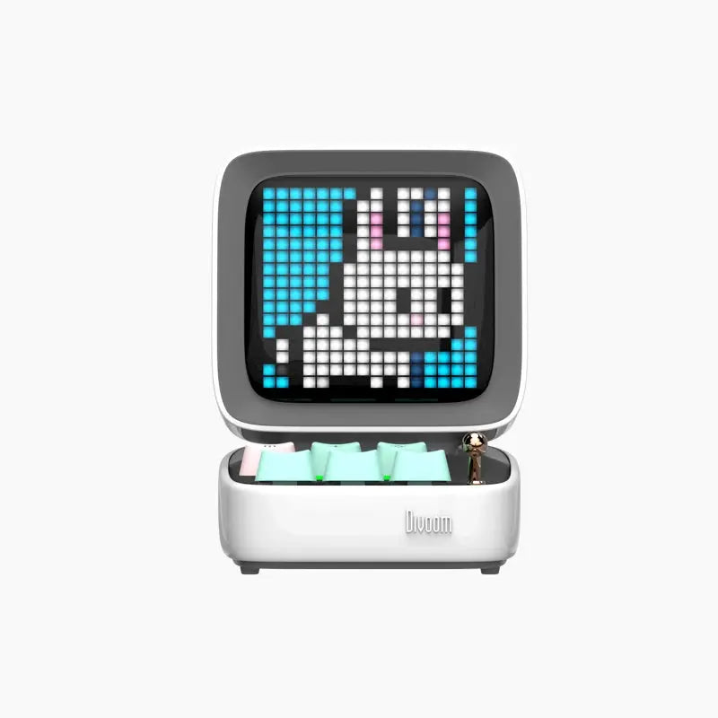 Retro Pixel Art Wireless Bluetooth Speaker by Divoom™ – Portable Smart LED Speaker