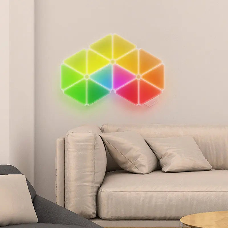Cololight™ RGB Triangle Wall Light Panels (6PCS) – Customizable LED Kit
