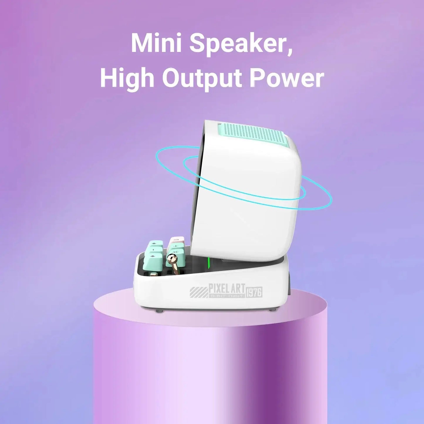 Retro Pixel Art Wireless Bluetooth Speaker by Divoom™ – Portable Smart LED Speaker