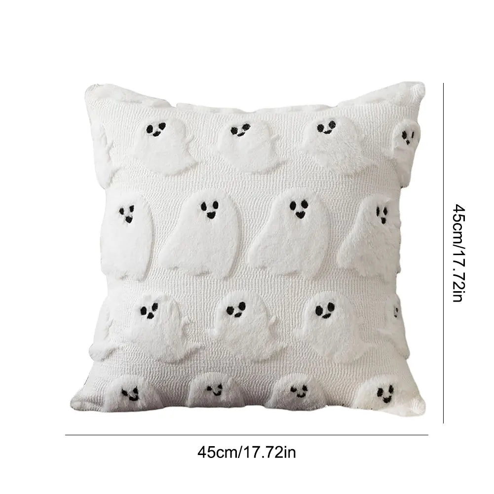 Halloween Decoration For Home Cartoon Pumpkin Bat Ghost Pillowcase Horror Soft Pillowcase Party Supplies Haloween Home Ornament