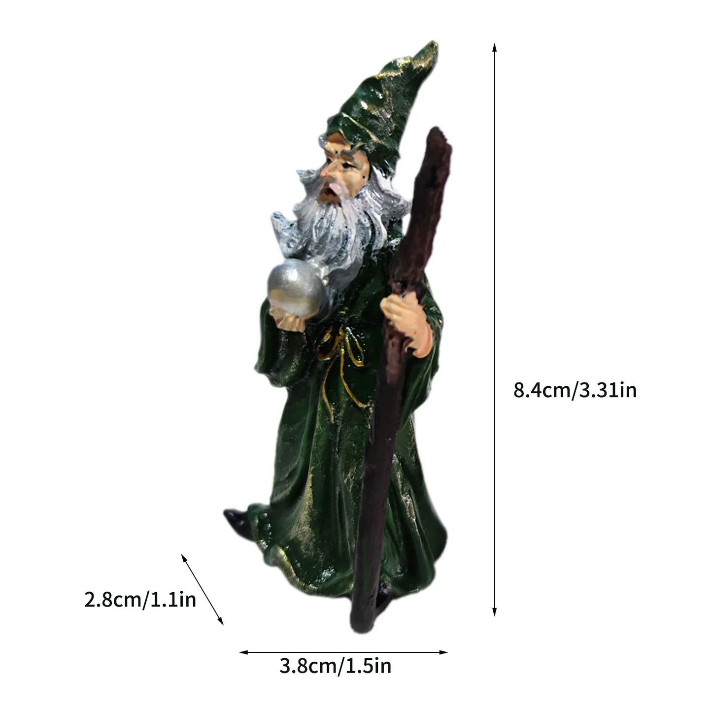 Halloween Horror Witch Figurine Desktop DIY Decoration Ornaments For Party Garden Happy Halloween Holiday Bar Decor