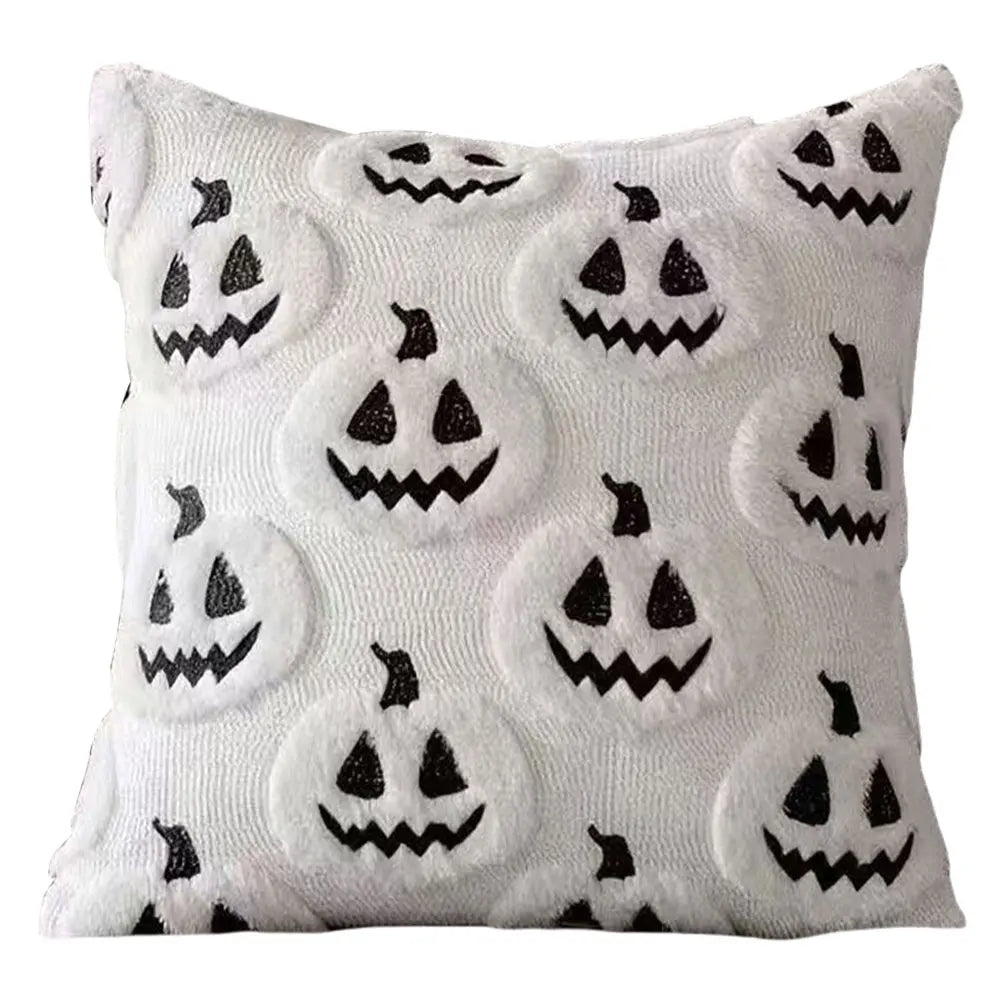 Halloween Decoration For Home Cartoon Pumpkin Bat Ghost Pillowcase Horror Soft Pillowcase Party Supplies Haloween Home Ornament