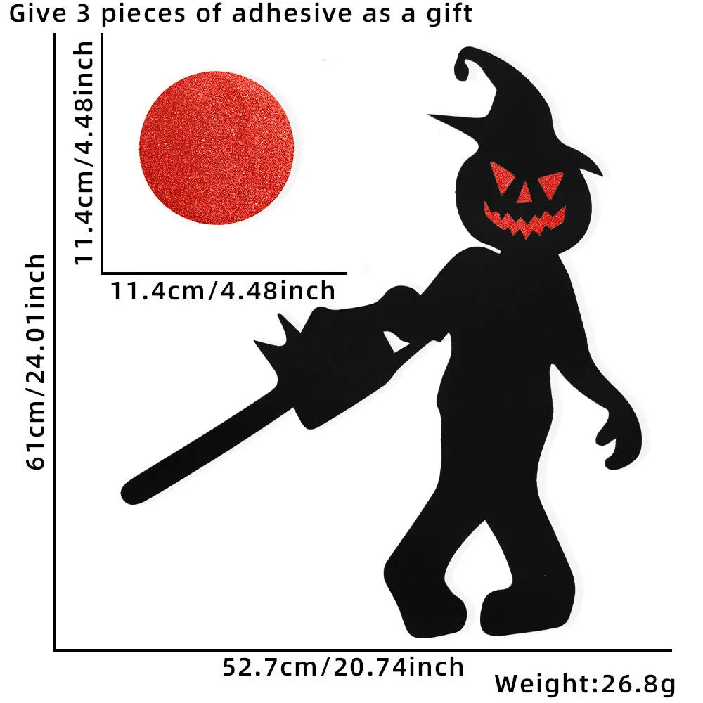 Halloween Window & Door Stickers β Spooky Seasonal Decorations