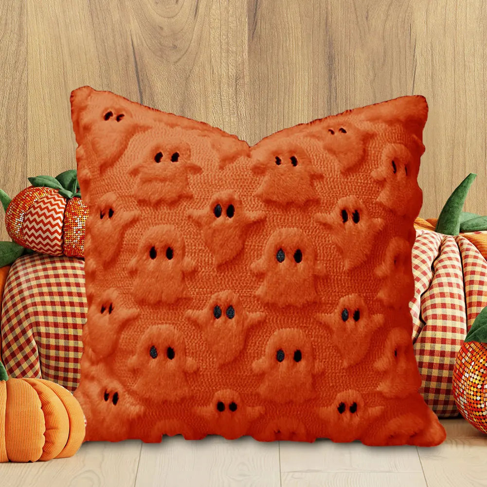 Halloween Decoration For Home Cartoon Pumpkin Bat Ghost Pillowcase Horror Soft Pillowcase Party Supplies Haloween Home Ornament