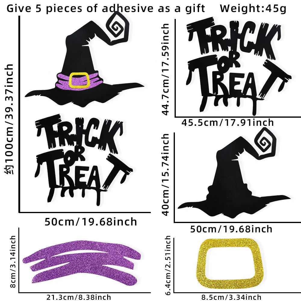 Halloween Window & Door Stickers β Spooky Seasonal Decorations