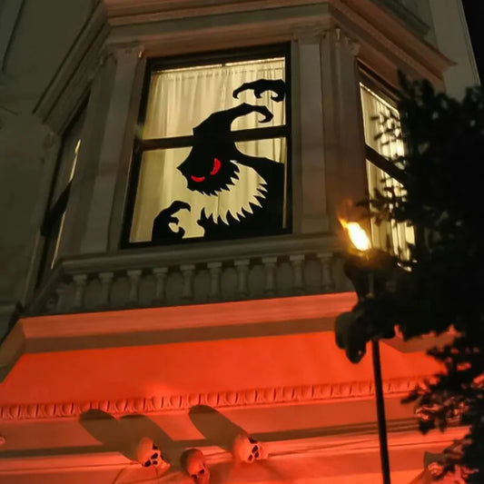 Halloween Window & Door Stickers – Spooky Seasonal Decorations
