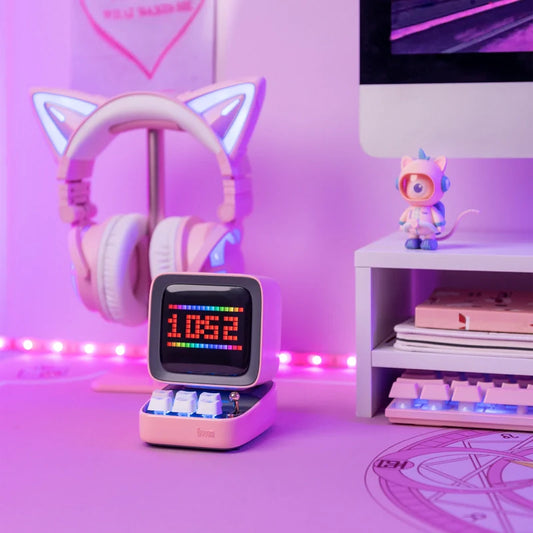 Retro Pixel Art Wireless Bluetooth Speaker by Divoom™ – Portable Smart LED Speaker