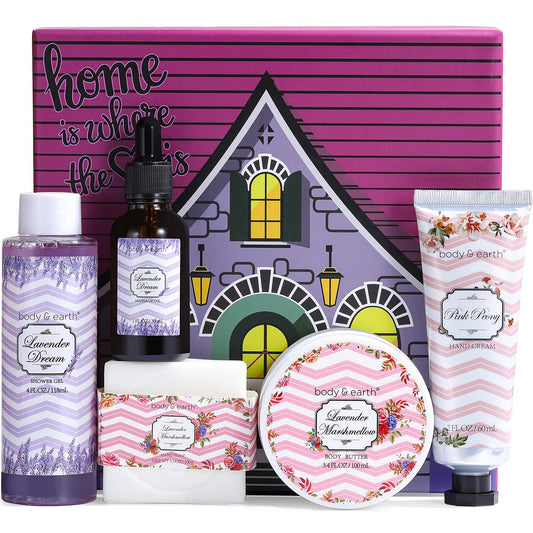 Body & Earth  Home 5 Pieces Bath Gift Set