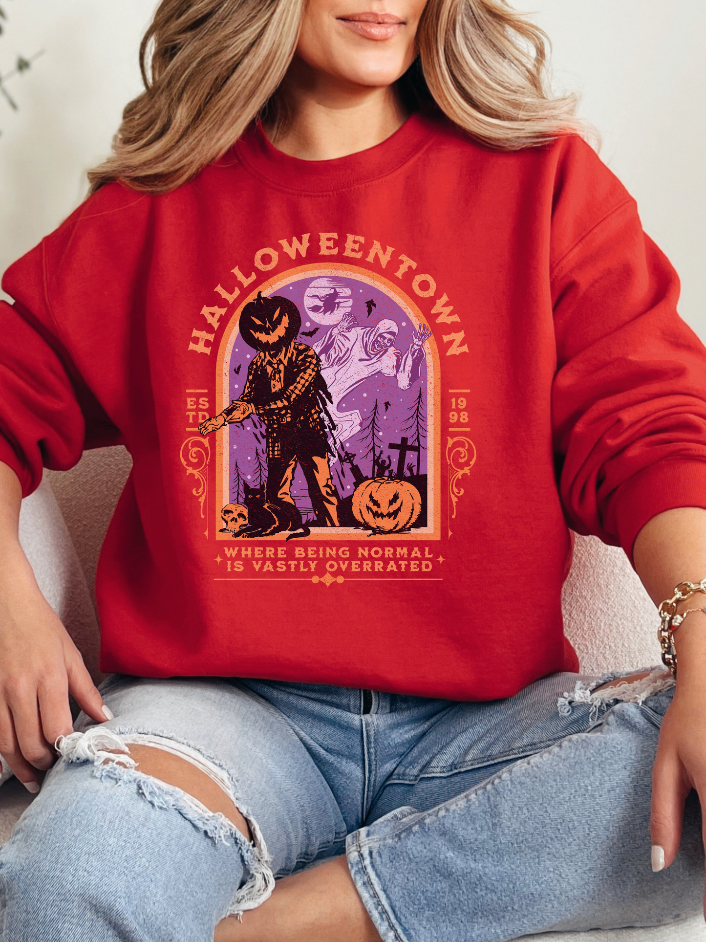 Halloween Town Vintage Graphic